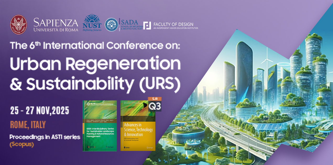 Urban Regeneration and Sustainability (URS) – 6th Edition